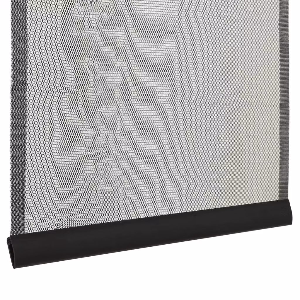 Berkfield Home Insect Door Screen Mesh Curtain, Black, W: 100 cm, H: 220 cm, Polyester – 3