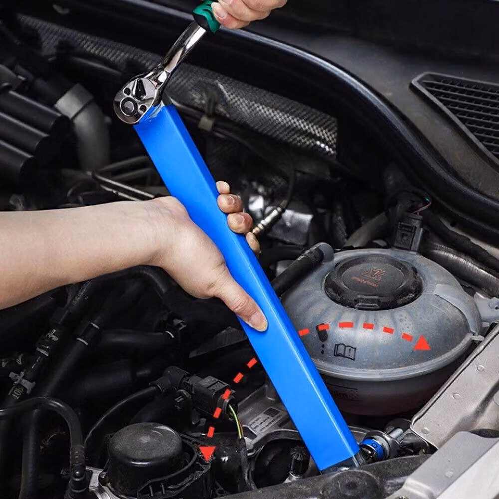 VOGREX Ratchet Spanner Extension Wrench and Socket Adapter Set in Blue – 3