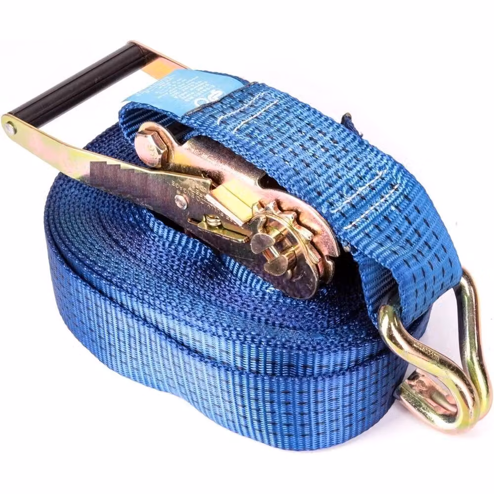 Nordara Heavy Duty Ratchet Tie Down Straps, Blue, 2 x 8 m, 5 t – 4