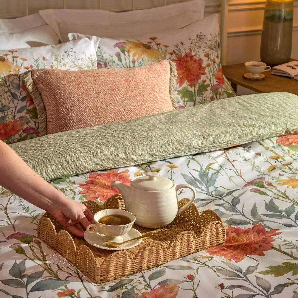 Voyage Maison Delamere Reversible Floral Cotton Duvet Cover Set, Multicolour, W: 140 cm, H: 200 cm – 2