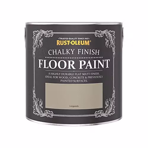 Rust-Oleum Beige Scratch-Proof Water-Based Floor Paint in Matt Finish, 2.5L – 2