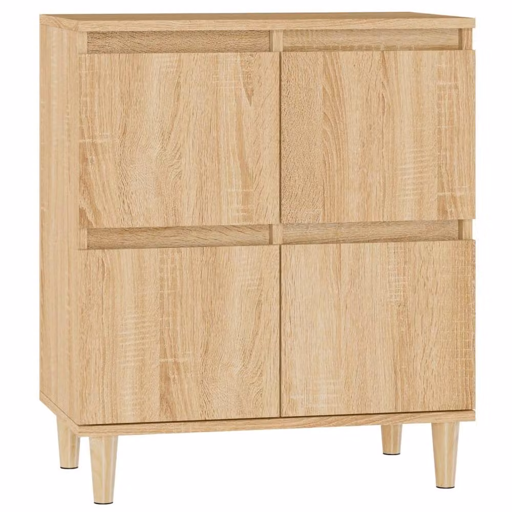 Berkfield Home Sonoma Oak Sideboard in Beige, W/D/H: 60 x 35 x 70 cm – 2
