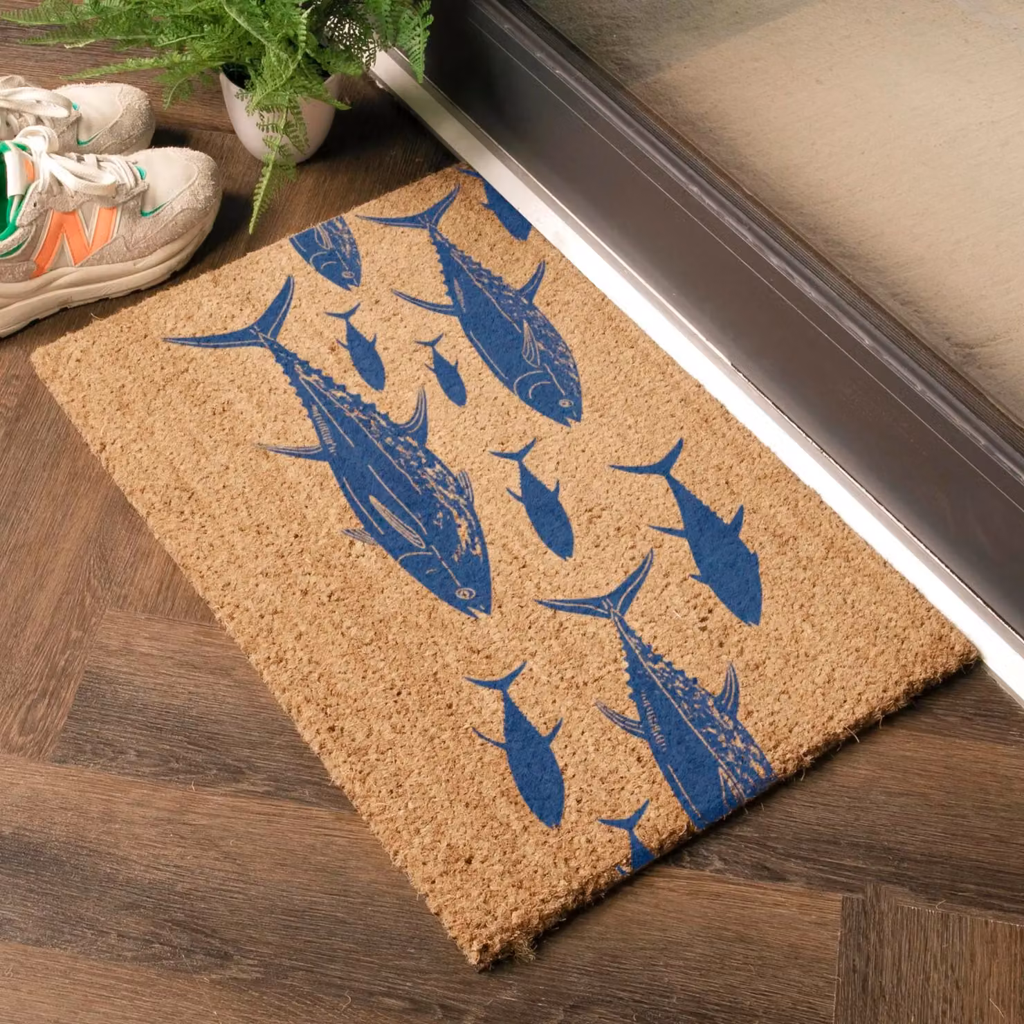 Artsy Mats Fish Doormat in Brown, W/D: 60 x 40 cm – 2