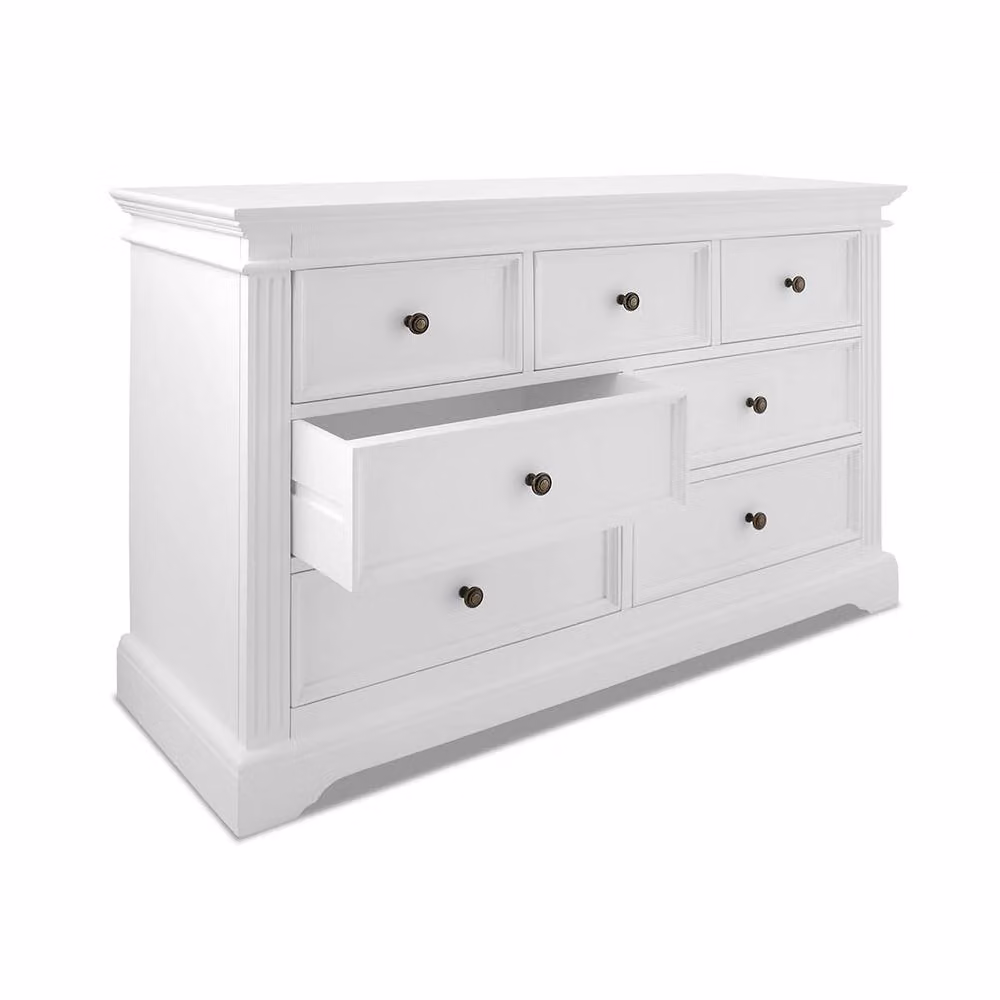 Statement Furniture Gainsborough White 3 Over 4 Chest of Drawers – 2