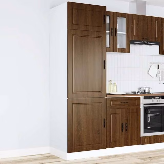 Berkfield Home Porto Kitchen Cupboard in Brown Oak Engineered Wood