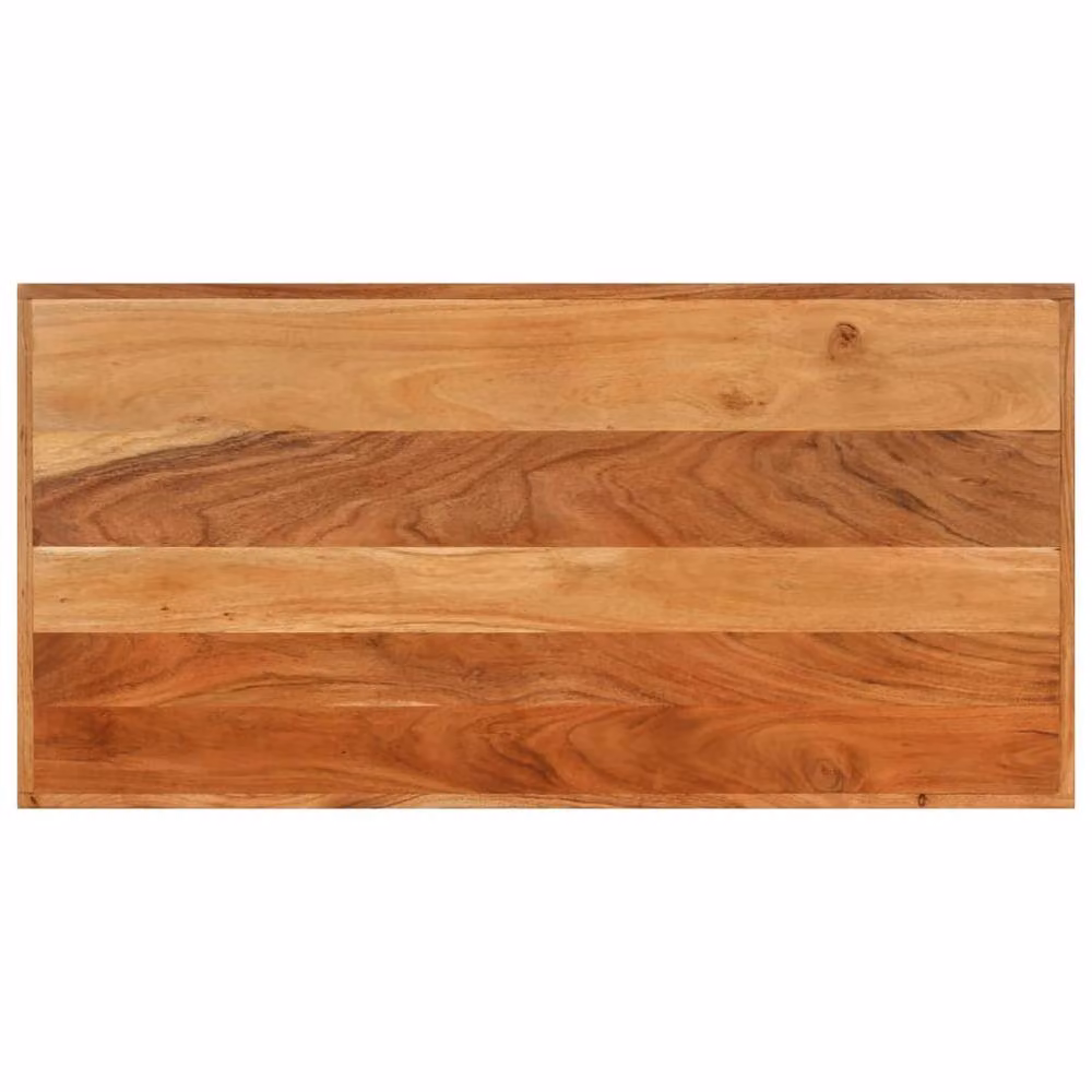 Berkfield Home Industrial Bar Table in Brown Acacia Wood and Iron, W/D/H: 110 x 55 x 107 cm – 3