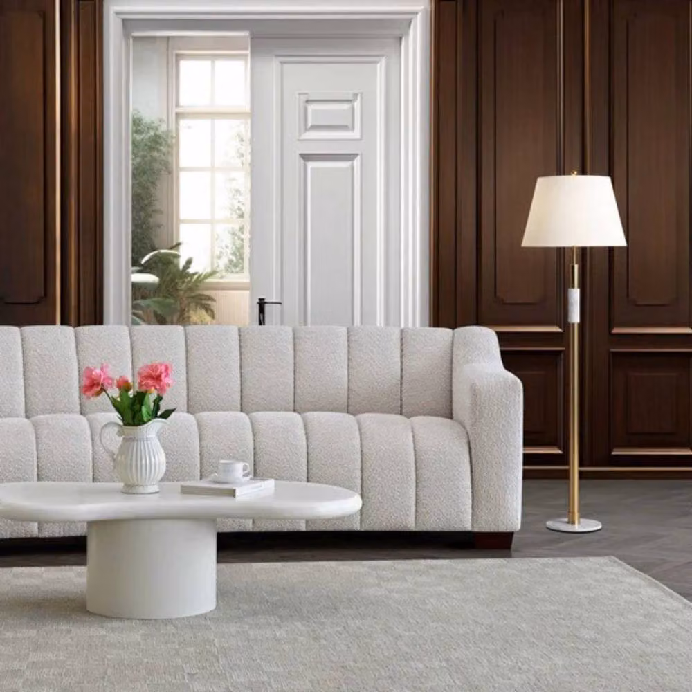 Stratus Interiors Astoria 3-Seater Boucle Sofa in Beige – 3