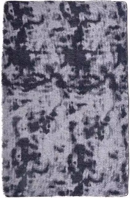 Berkfield Home NAVARRA Shaggy High Pile Rug, Dark Grey, W: 130 cm, L: 200 cm