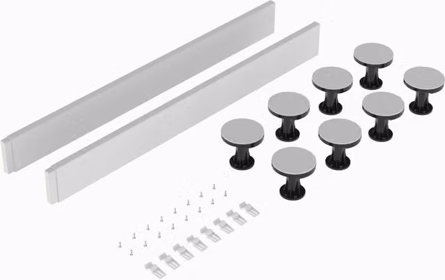 Balterley White Shower Tray Leg Set for 1000mm Square or Rectangular Resin Trays