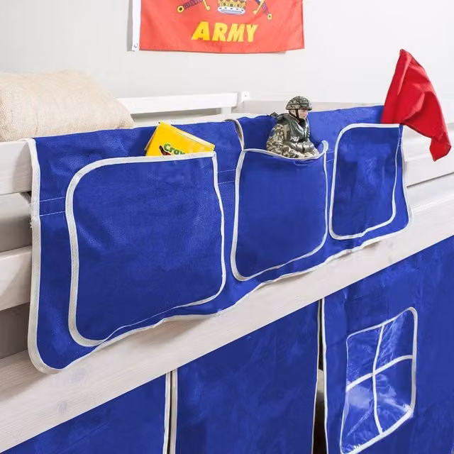 Nöa and Nani Noa & Nani Kids Bed Tidy 3 Pocket Blue Storage Organiser