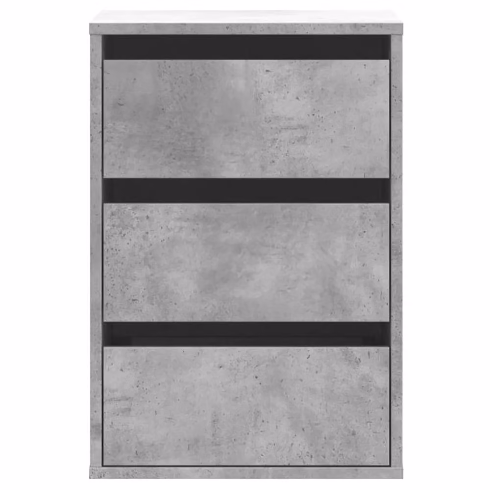 Berkfield Home Corner Chest of Drawers in Concrete Grey, W/D/H: 40 x 41 x 58 cm – 2