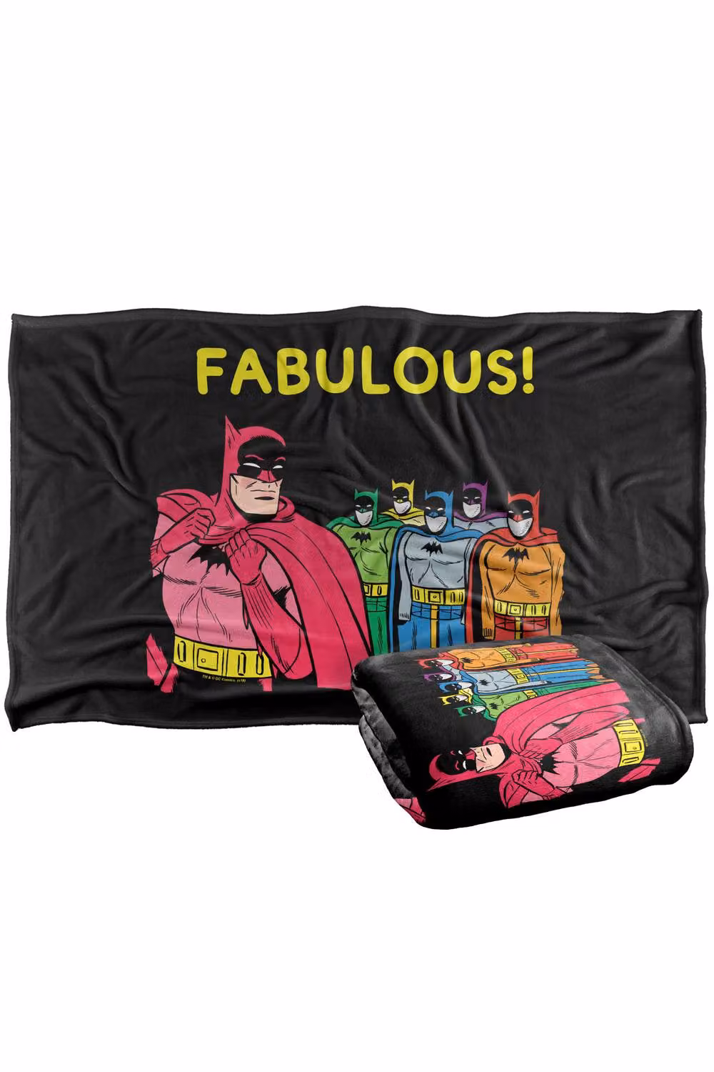 Warner Bros. Batman Super Soft Silky Touch Fleece Throw Blanket, Multicolour, W: 127.0 cm x L: 152.4 cm – 7