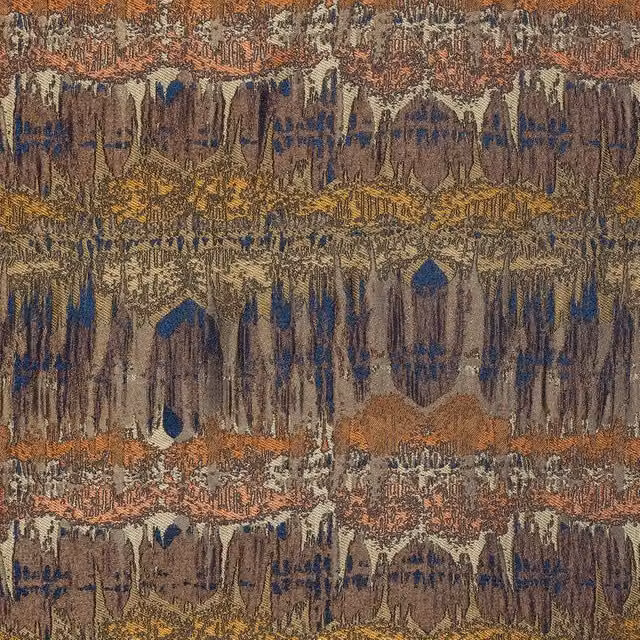 Terrys Inca Fabric Spice in Blue, Orange and Multicolour