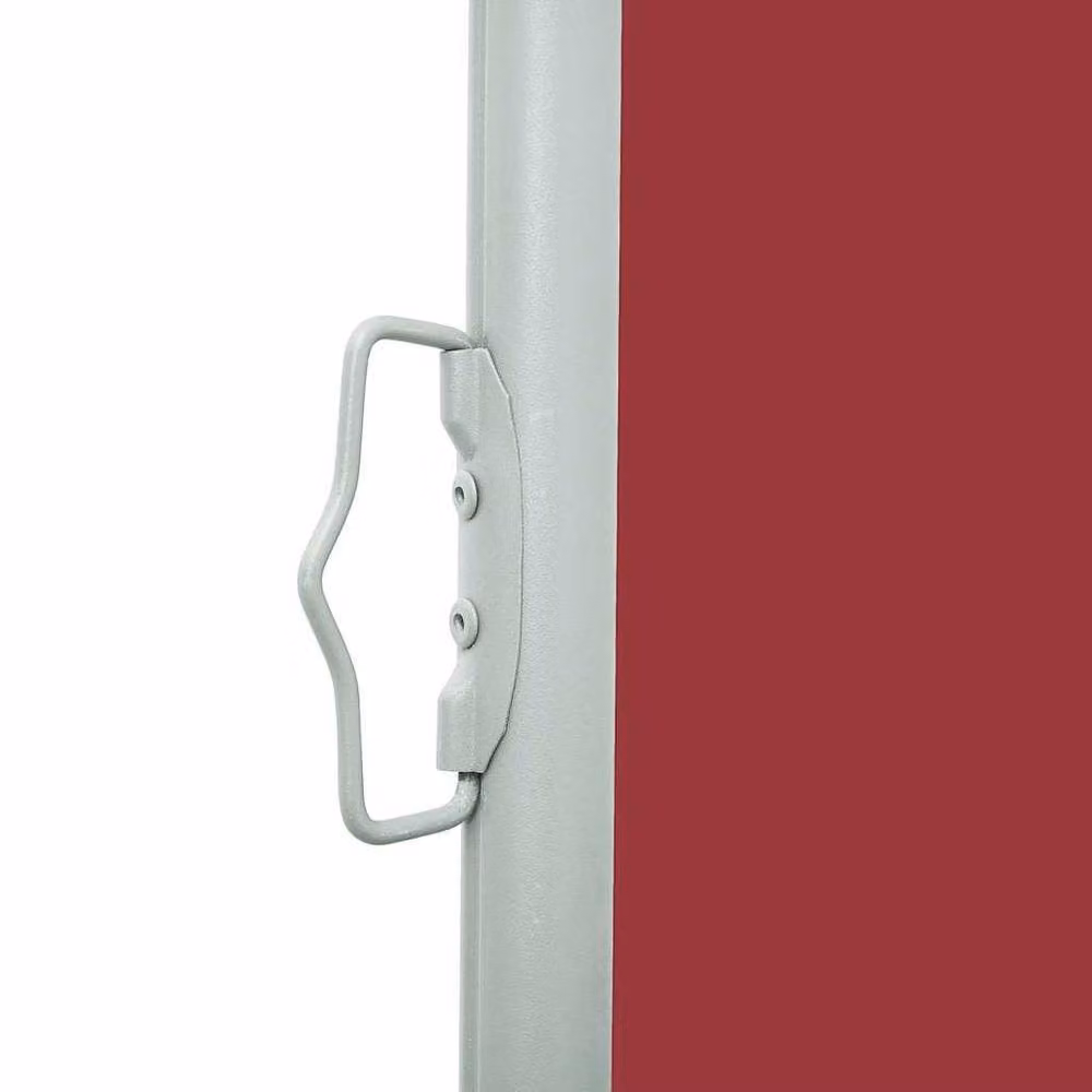 Berkfield Home Red Retractable Side Awning with Steel Frame and Polyester Fabric, W/H: 160 x 160 cm – 3