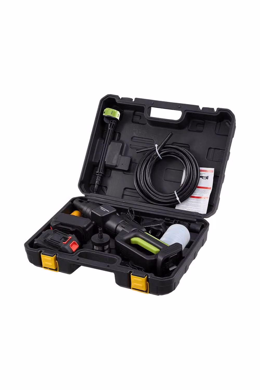 Living and Home 21V Cordless Handheld Pressure Washer Cleaner with 2 Batteries in Black – 3