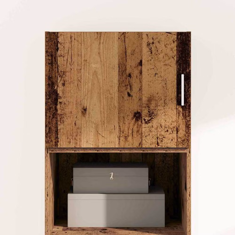 Berkfield Home Wall Mounted Cabinet in Old Wood Brown, W/D/H: 50 x 42.5 x 40 cm – 2