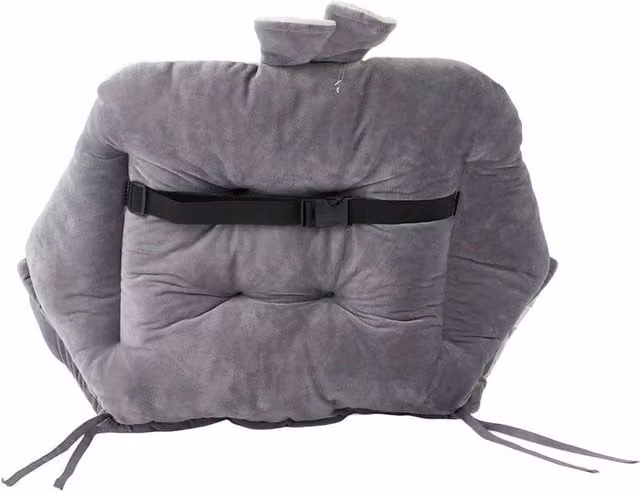 SPETLEK Soft Plush High Back Cushion Chair in Grey, W/D/H: 120 x 135 x 120 cm – 1