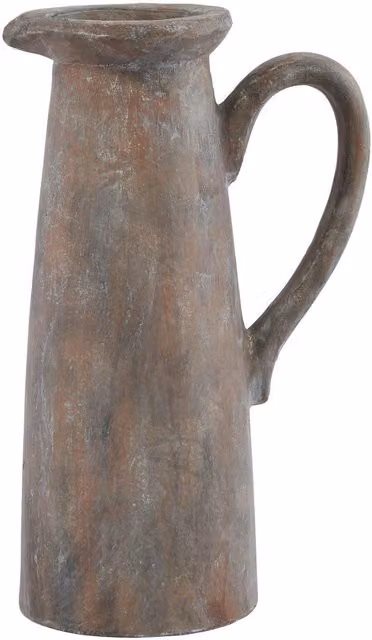 Hill Interiors Siena Tall Ceramic Jug in Brown – 1