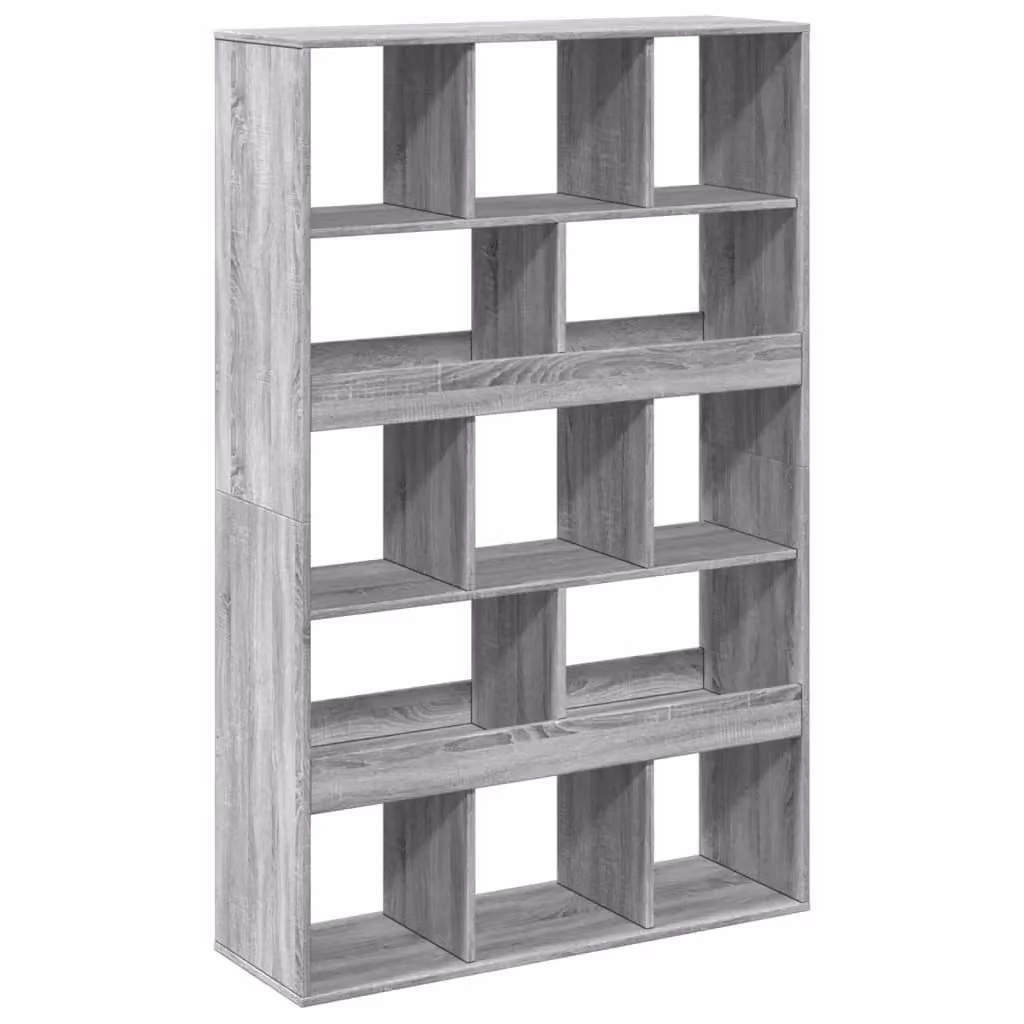 Berkfield Home Grey Sonoma Room Divider in Engineered Wood, W: 100 cm, D: 33 cm, H: 156.5 cm – 2
