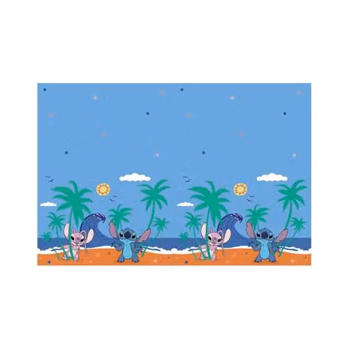 Procos Stitch Blue PVC Rectangular Tablecloth, W/D/H: 120 x 180 cm – 2