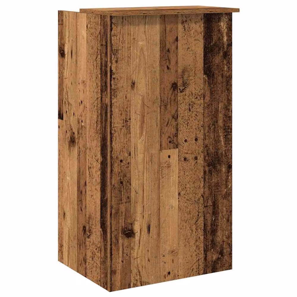 Berkfield Home Reception Desk in Old Wood Brown, W/D/H: 55 x 50 x 103.5 cm – 2