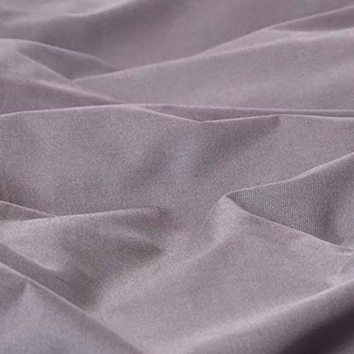 Homescapes Egyptian Cotton Percale Euro Pillowcase, Grey, W/D/H: 60 x 60 x 60 cm, 200 TC – 3