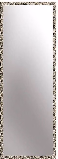 Nielsen Design Florentina Rectangular Wall Mirror with Gold Geometric Mosaic Design, W: 50 cm, H: 150 cm – 1