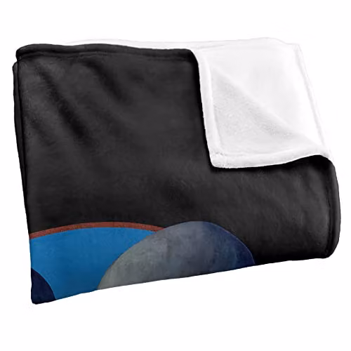 LOGOVISION Pink Floyd Division Bell Super Soft Fleece Throw Blanket, White, W/D/H: 152 x 127 cm – 2