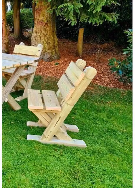 Churnet Valley Garden Furniture Ltd Ashcombe Garden Chair in Brown with Waterproof Cushions