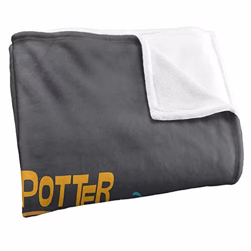 LOGOVISION Harry Potter Quidditch Chibi Super Soft Fleece Throw Blanket, White and Multicolour, W/D/H: 152 x 127 cm – 2