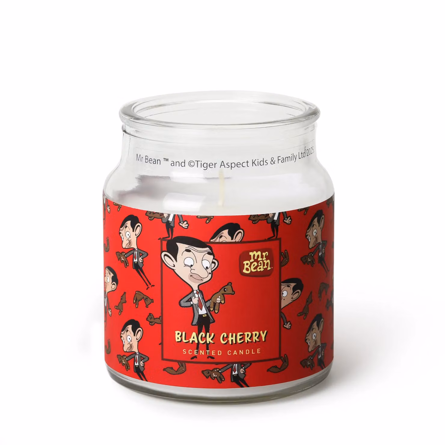 Mr Bean Black Cherry Scented Candle, 140g, White – 2