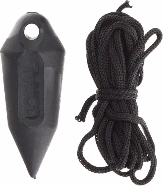 Coral Black Plastic Plumb Bob – 1