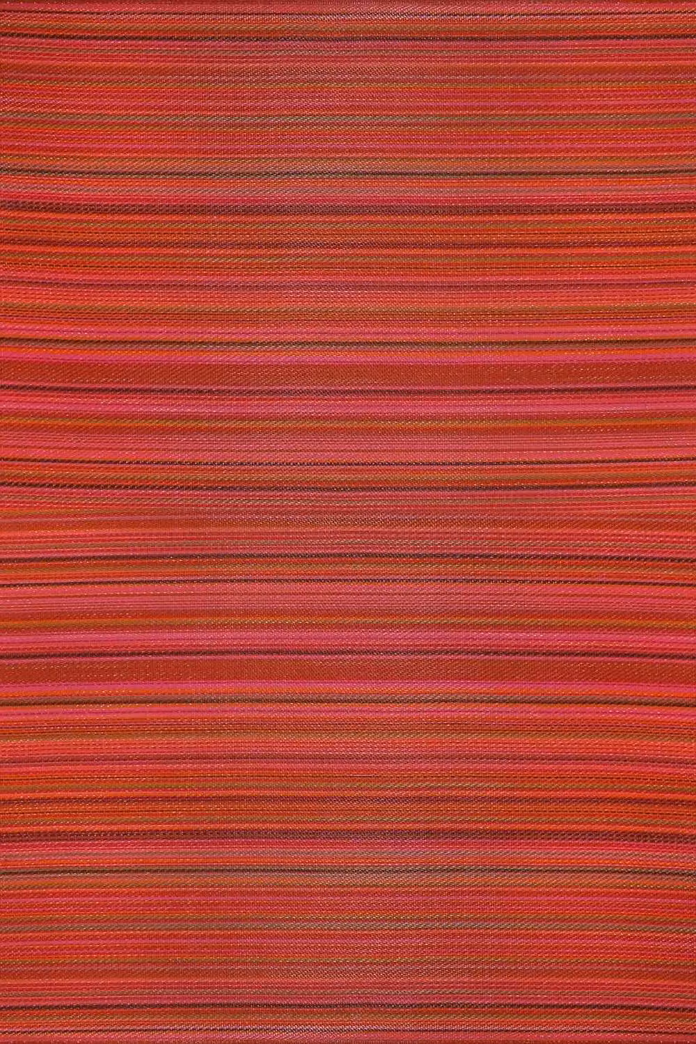 THE RUGS Reversible Weatherproof Striped Rainbow Outdoor Garden Patio Rug in Terracotta, W/D/H: 120 x 160 cm – 2
