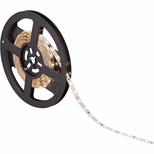 Loops 24W Flexible LED Strip Light, 5 Metre Cool White Dimmable Tape Light with Self-Adhesive Backing