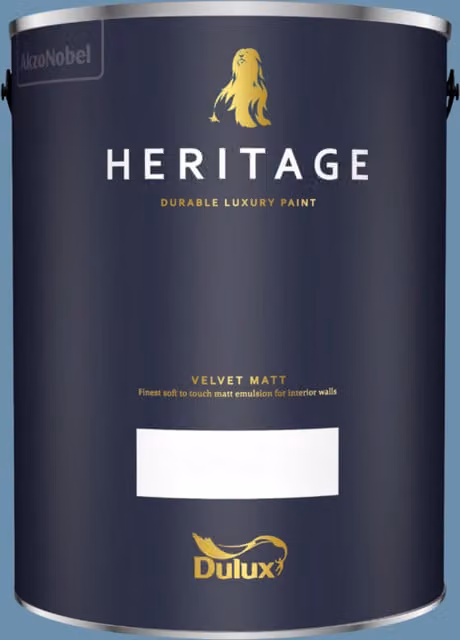 Dulux Trade Heritage Matt Paint in Boathouse Blue, 5 l
