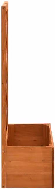 Berkfield Home Garden Trellis Planter in Orange, Solid Firwood, W/D/H: 50 x 25 x 90 cm – 1