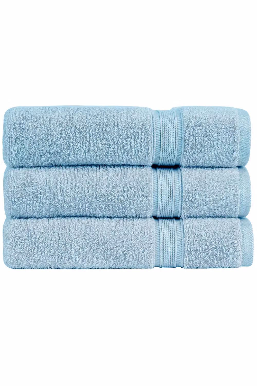 CHRISTY Serene Soft Tone 100% Combed Cotton Bath Sheet in Blue – 4