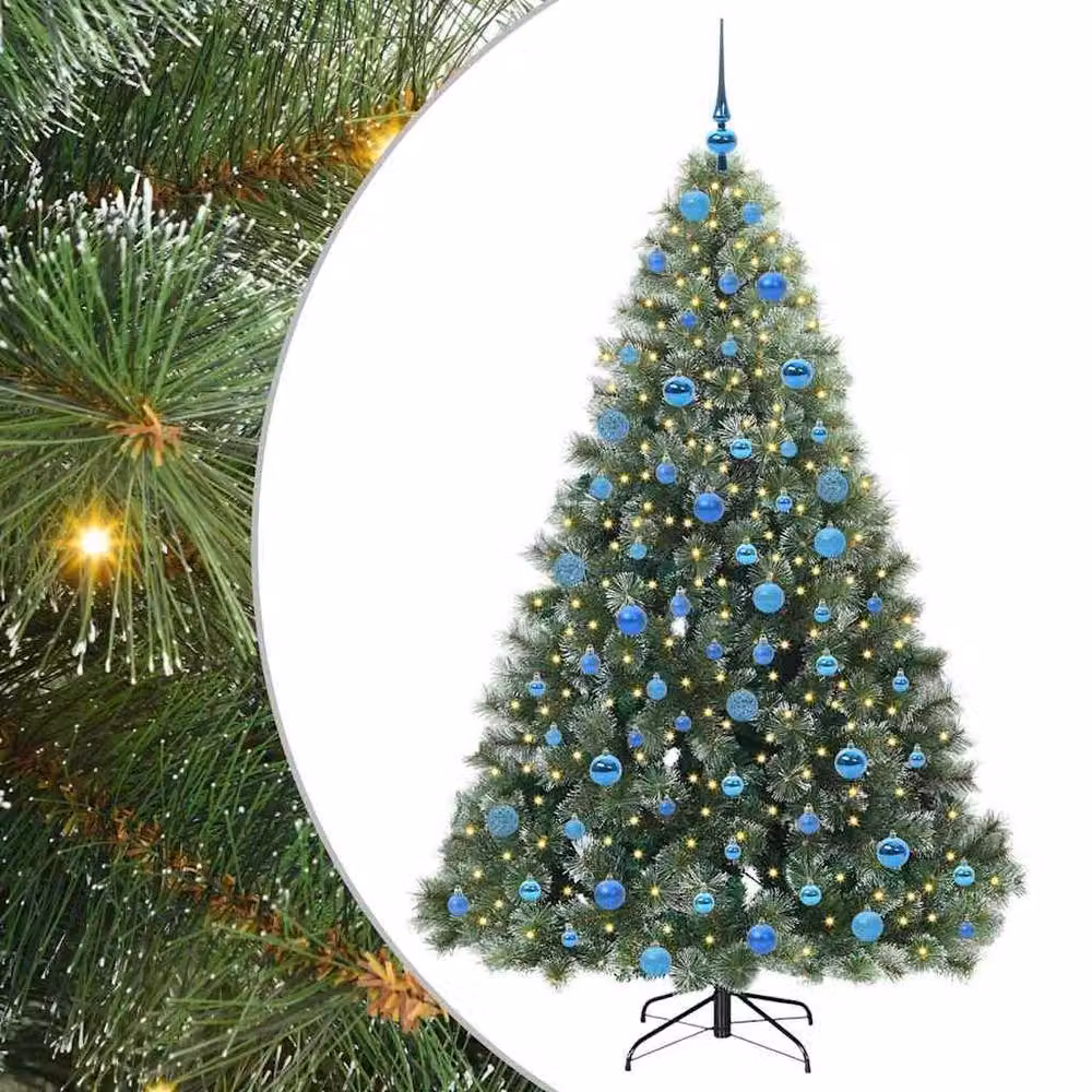 Berkfield Home Artificial Green Christmas Tree with 300 LEDs, Height: 180 cm – 2