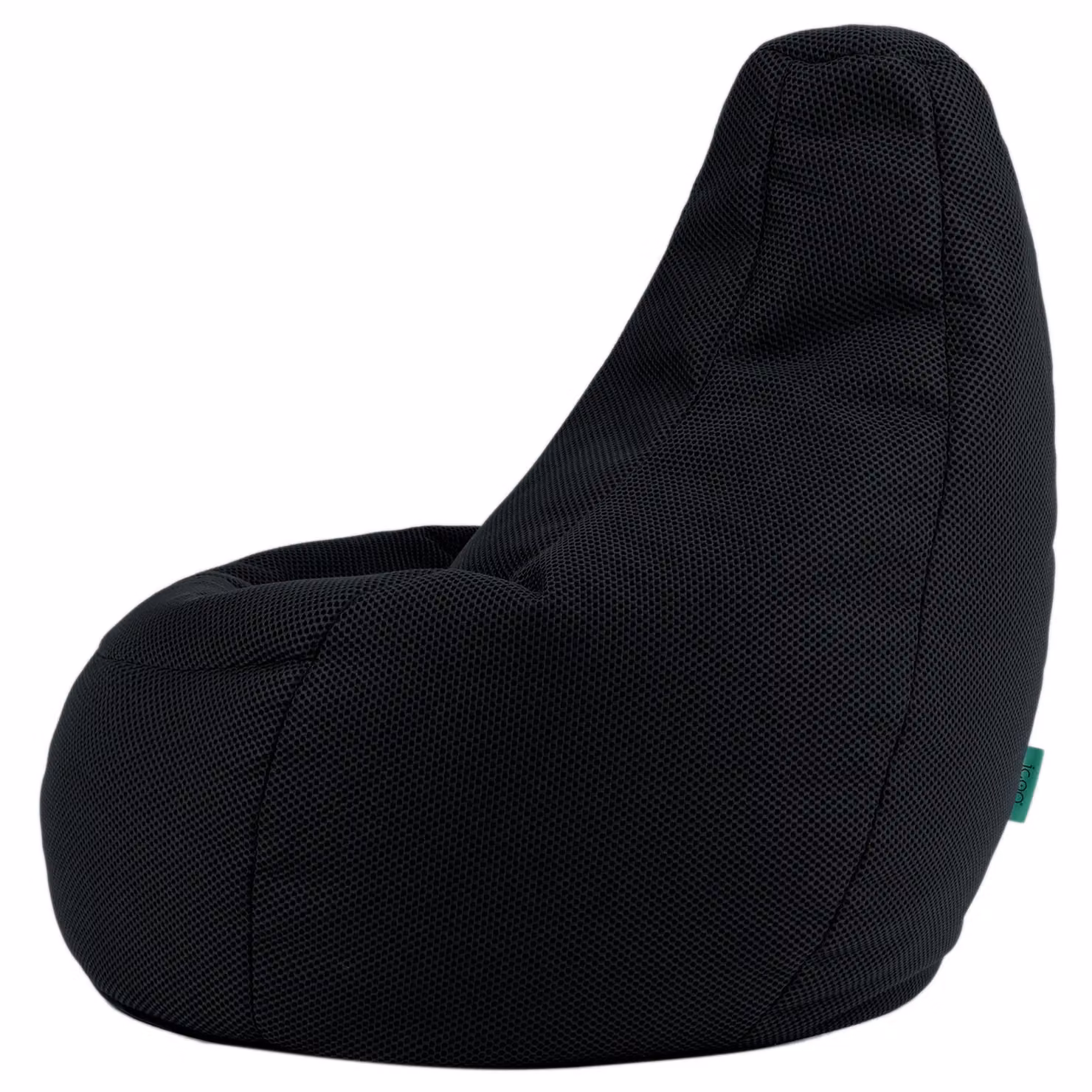 icon Mesh Gaming Bean Bag Chair in Black – 5