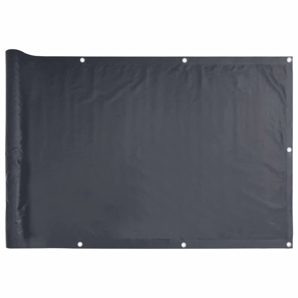 Berkfield Home Modern Balcony Screen in Anthracite, W: 90 cm, H: 300 cm – 3