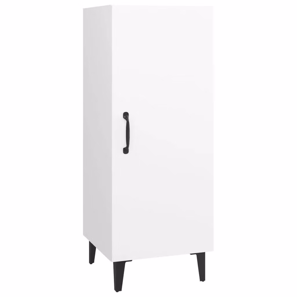 Berkfield Home White Modern Matt MDF Sideboard W/D/H: 34.5 x 34 x 90 cm – 2