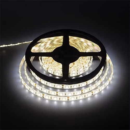 Eagle 12V IP65 Warm White 3000K LED Tape Light Kit 5m with Power Supply