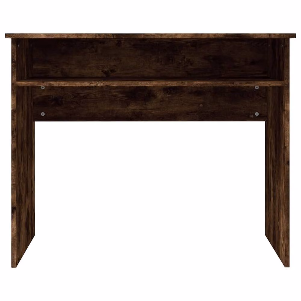 Berkfield Home Modern Writing Desk in Smoked Oak Brown, W/D/H: 90 x 50 x 74 cm – 3