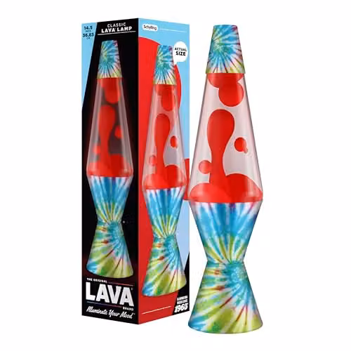 Lava Lite 2488 Retro Tabletop Lava Lamp with Green Wax and Blue Liquid – 1