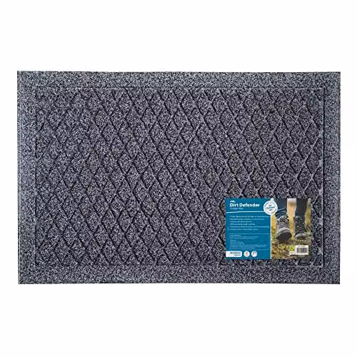 JVL Dirt Defender Scraper Doormat, Grey, W: 40 cm, D: 60 cm – 2