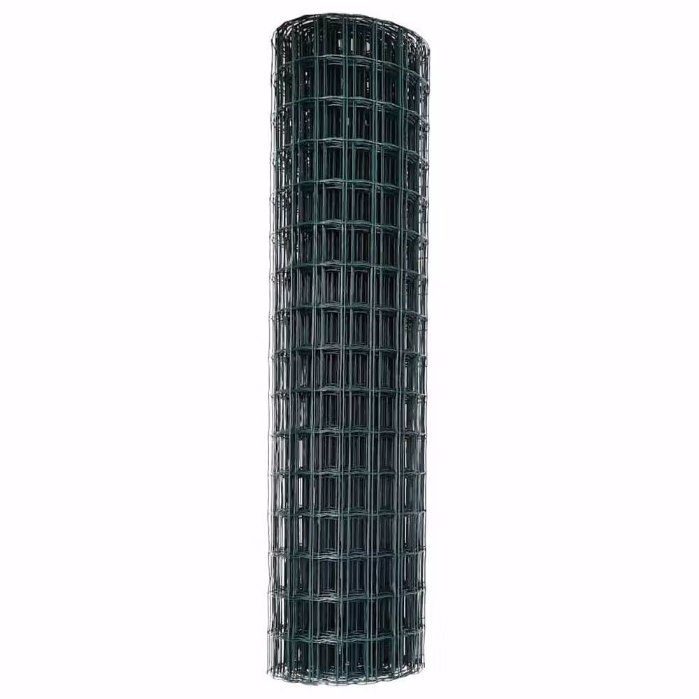 Berkfield Home Euro Fence Green PVC-Coated Steel Fencing, H: 140 cm x W: 1000 cm – 4