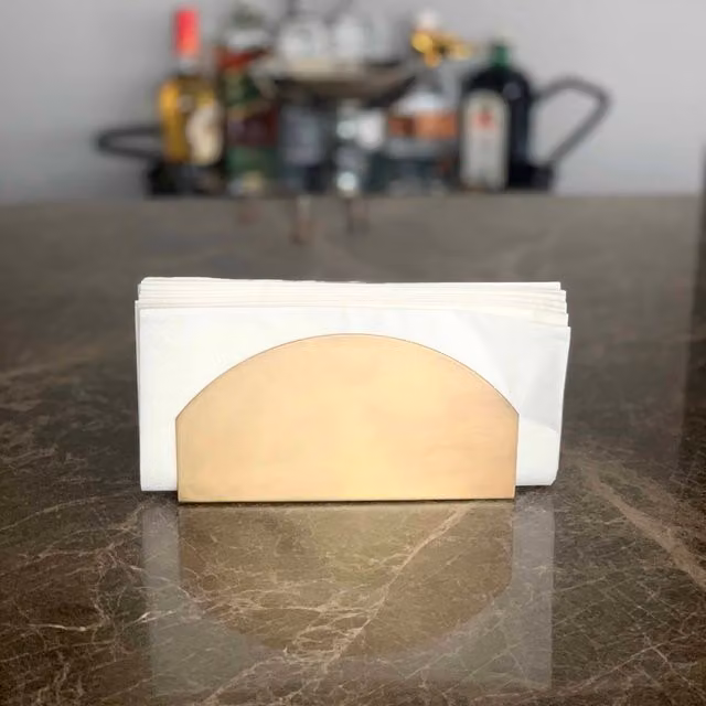 The Mia UK Gold Metal Napkin Holder