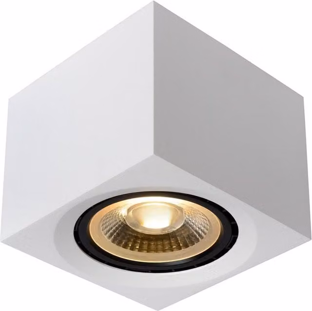 Fedler Modern Cube Surface Mounted LED Ceiling Spotlight in White