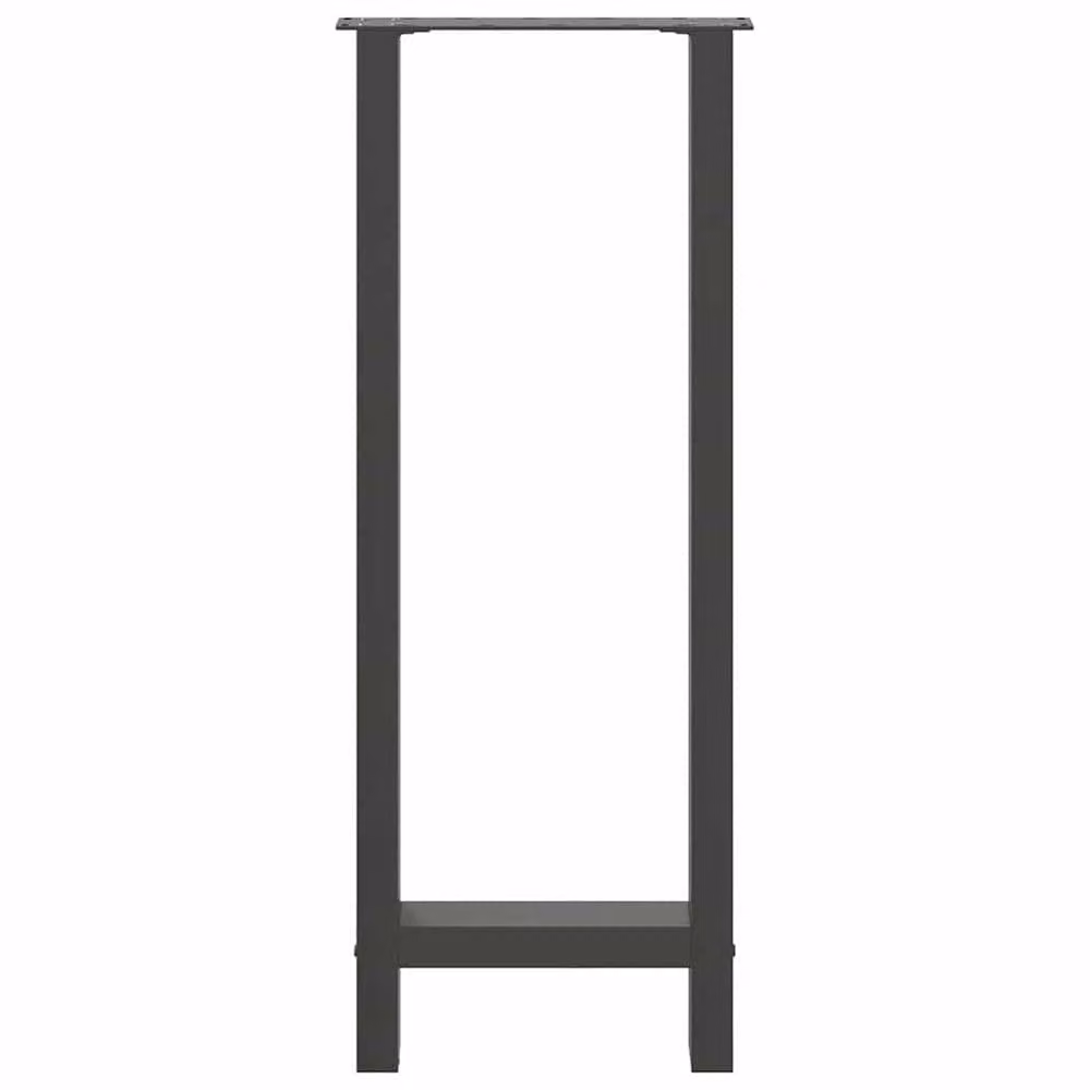 Berkfield Home Modern Height Adjustable Coffee Table Legs in Anthracite and Black Metal, 2 pcs, H: 40-101 cm x W: 40 cm – 3