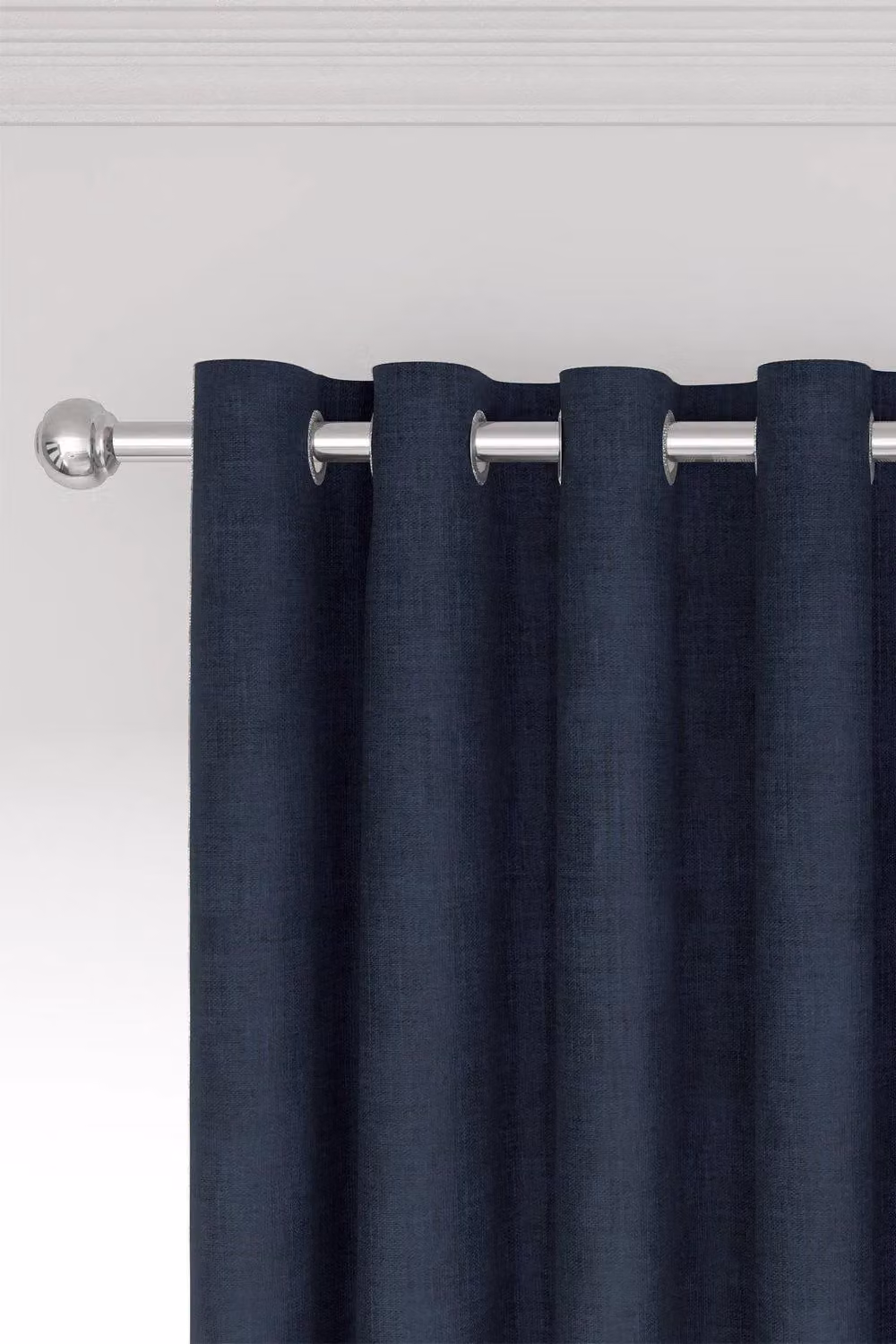 Nalu Nicole Scherzinger Kalo Lined Eyelet Curtains in Blue and Silver, Width: 167 cm, Height: 228 cm – 4